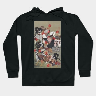 Jyakuchu Ito: Fowls (Gunkei-zu) Hoodie